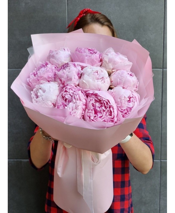 Букет с пионами "Магическая красота"