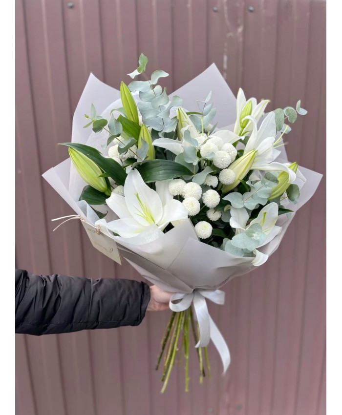Букет с лилиями  "Магия чувств"