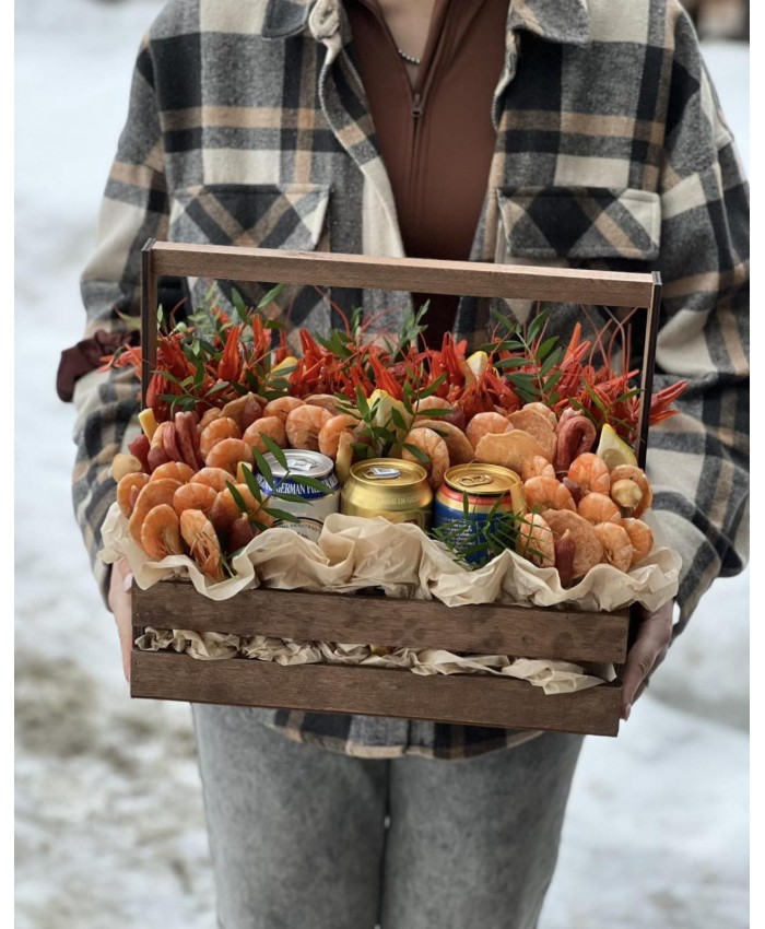 Мужской набор с морепродуктами "Бен"